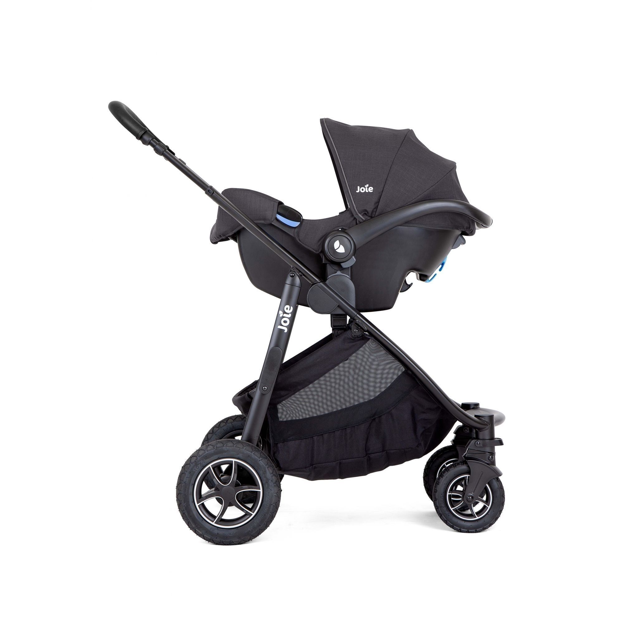 Poussette duo Evalite double Shale + siège auto i-Snug 2 Shale - Made in  Bébé