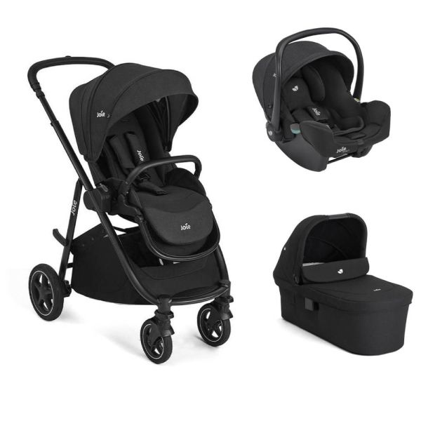 Poussette trio Versatrax + siège auto i-Snug 2 + nacelle Ramble XL Raven