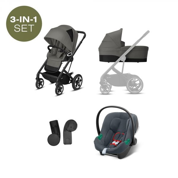Pack Trio Talos S lux 3 in 1 Soho Grey