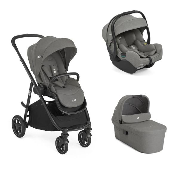 Poussette trio Versatrax + siège auto i-Gemm 3 + nacelle Ramble XL Quartz