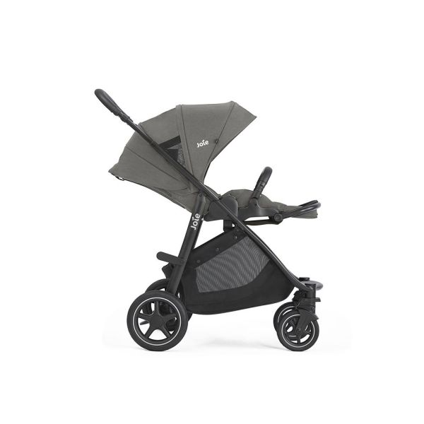 Poussette trio Versatrax + siège auto i-Snug 2 + nacelle Ramble XL Quartz