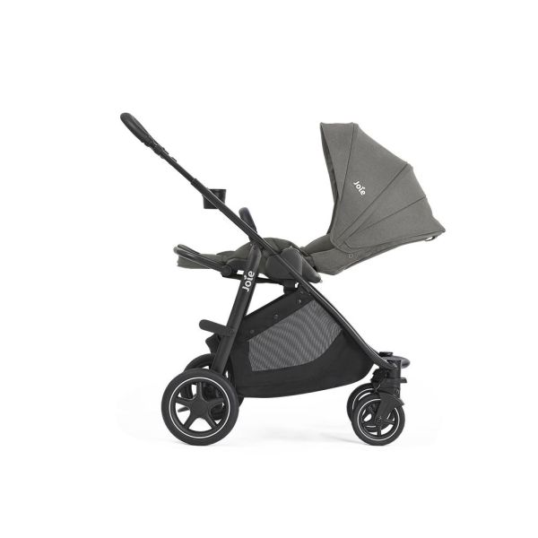 Poussette trio Versatrax + siège auto i-Snug 2 + nacelle Ramble XL Quartz