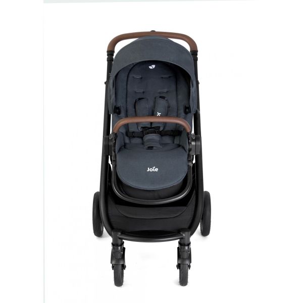 Poussette trio Versatrax Moonlight bleu + siège auto i-snug 2 Moonlight bleu + nacelle ramble XL Shale noir