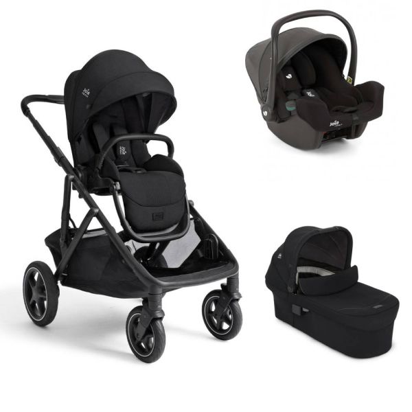Poussette trio Versiti Eclipse + siège auto i-Snug 2 Shale + nacelle Ramble XL Eclipse noir