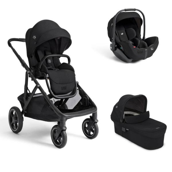 Poussette trio Versiti + siège auto i-Level Pro + nacelle Ramble XL Signature Eclipse noir