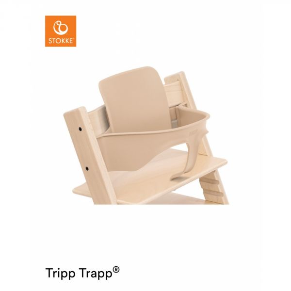 Pack chaise haute Tripp Trapp + baby set + tablette Naturel