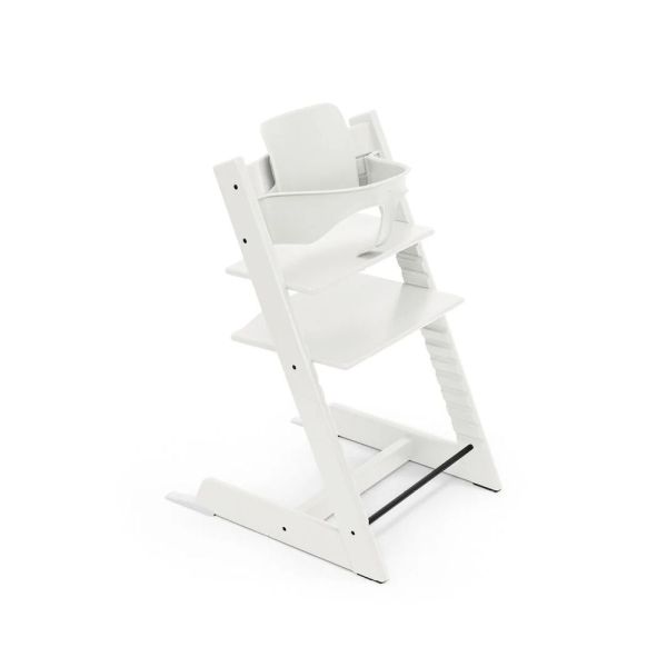 Pack Chaise haute Tripp Trapp blanc et son Baby Set offert