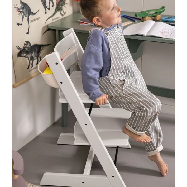 Pack Chaise haute Tripp Trapp blanc et son Baby Set offert