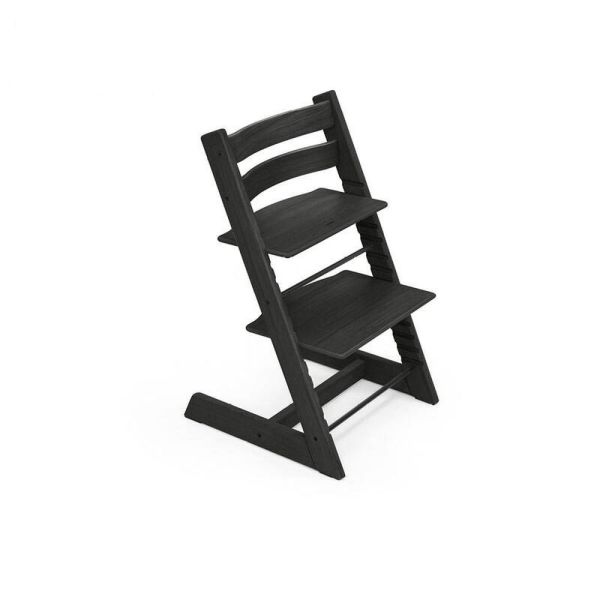 Pack Chaise haute Tripp Trapp chêne Noir et son Baby Set offert