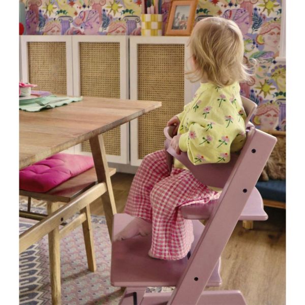 Pack Chaise haute Tripp Trapp Mauve et son Baby Set
