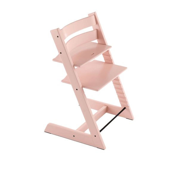 Pack Chaise haute Tripp Trapp Rose poudré et son Baby Set offert