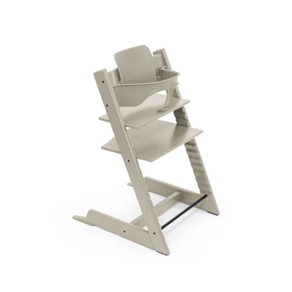 Pack Chaise haute Tripp Trapp et son Baby Set Cashmere grey