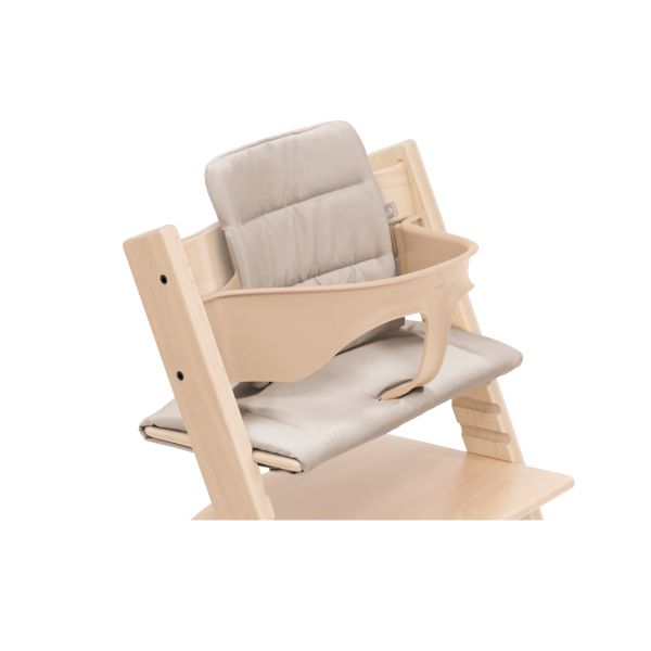 Pack Chaise haute Tripp Trapp avec son Baby Set et son coussin Naturel