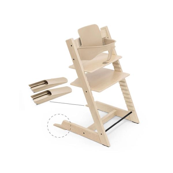 Pack Chaise haute Tripp Trapp avec son Baby Set et son coussin Naturel