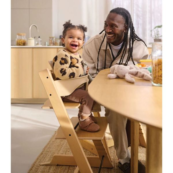 Pack Chaise haute Tripp Trapp Naturel et son Baby Set offert