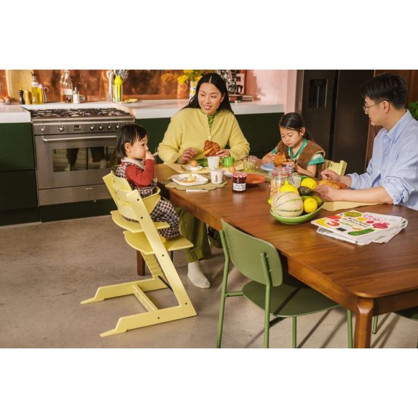 Pack Chaise haute Tripp Trapp avec son Baby Set et sa tablette Lemon yellow