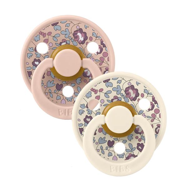Pack de 2 sucettes Colour Liberty 0-6 mois Eloise Blush mix
