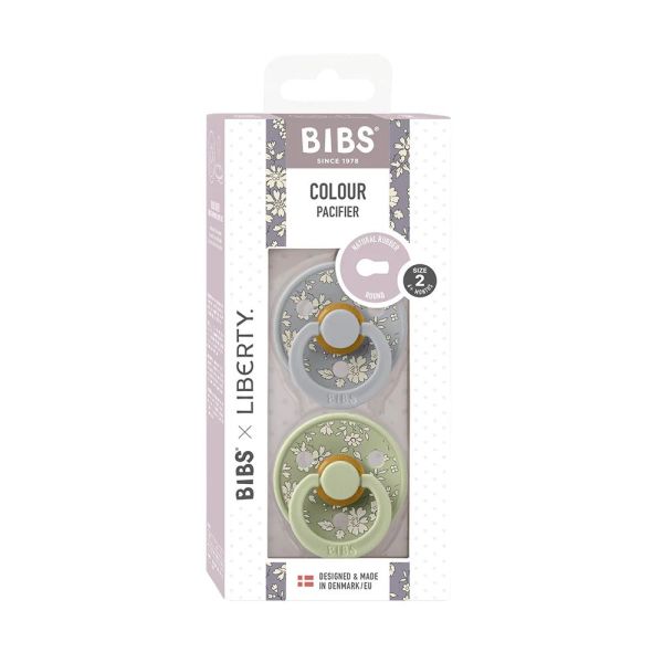 Pack de 2 sucettes Colour Liberty 6 mois+ Eloïse Blush mix