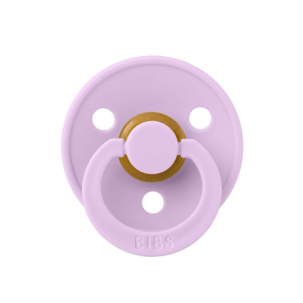 Pack de 2 sucettes Colour Caoutchouc 0-6 mois Sunshine et Violet Sky