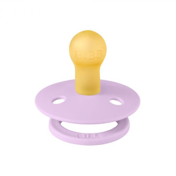Pack de 2 sucettes Colour Caoutchouc 0-6 mois Sunshine et Violet Sky