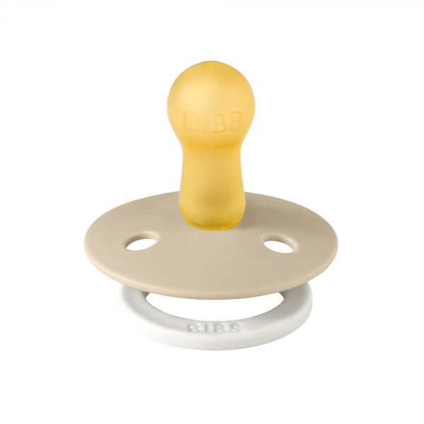 Pack de 2 sucettes Colour Caoutchouc phosphorescente 6 mois+ Vanilla et Dark Oak