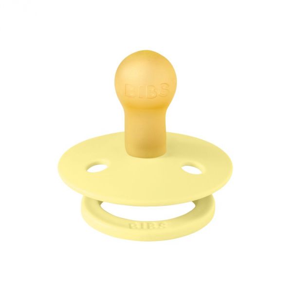 Sucettes Colour caoutchouc naturel (6/18 mois) Jaune sunshine/Violet sky - Pack de 2