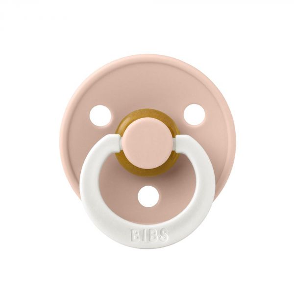 Pack de 2 sucettes Colour Caoutchouc phosphorescente 6 mois+ Blush et Vanilla