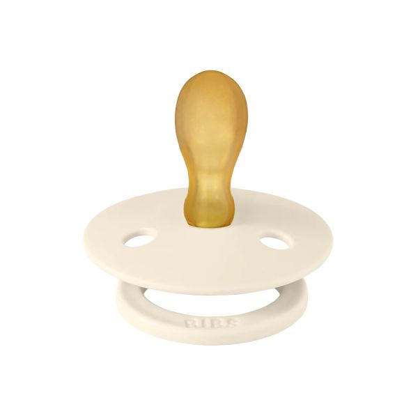 Pack de 2 sucettes Colour Caoutchouc symétrique 6 mois+ Ivory et Sage