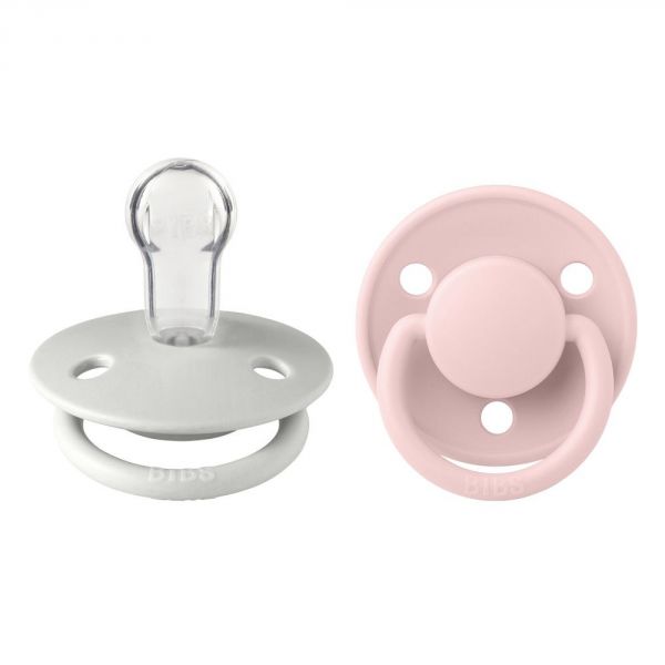 Pack de 2 sucettes De Lux Silicone taille unique Haze et Blossom