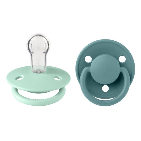 Sucettes Silicone De Lux Menthe Glacée/Bleu étang (taille unique)