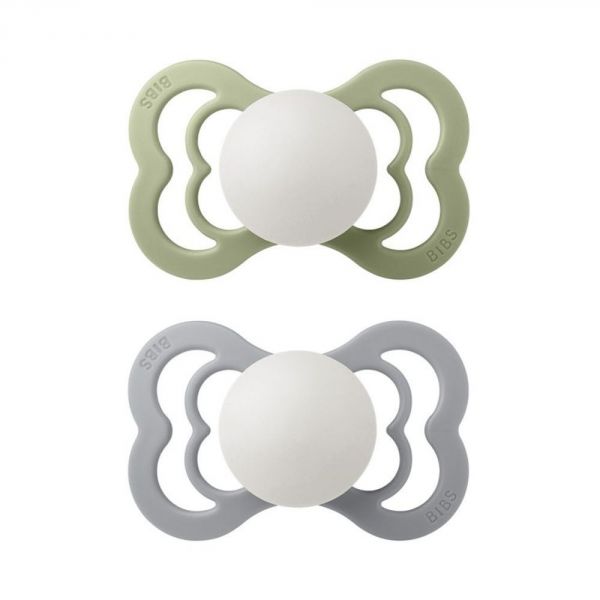 Sucettes Supreme taille 1 Sage / Cloud - Pack de 2