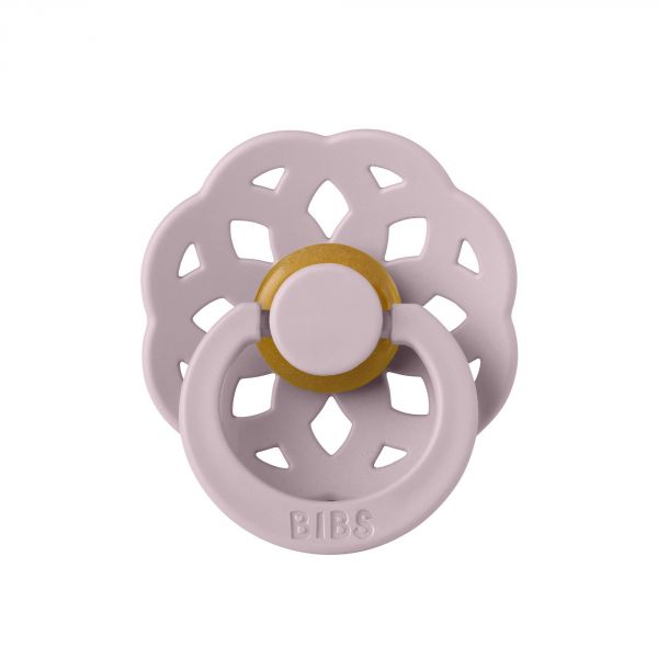 Pack de 2 sucettes Bohème Caoutchouc 0-6 mois Blossom et Dusky Lilac