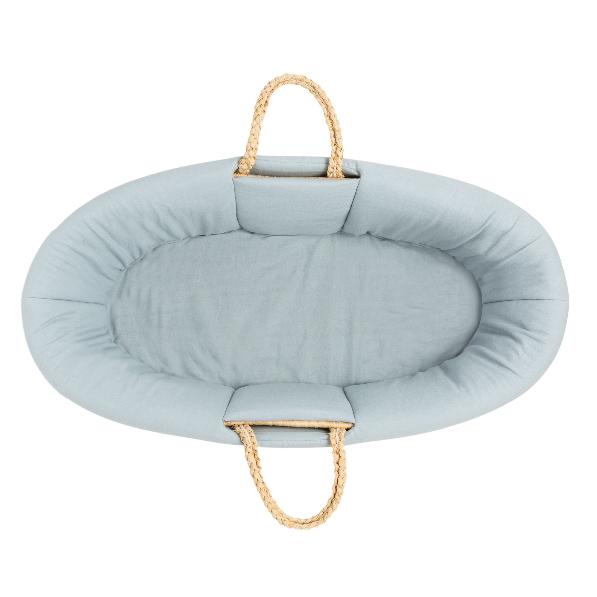 Nobodinoz Habillage Couffin 50x80 Cm Riviera Blue Made In Bebe