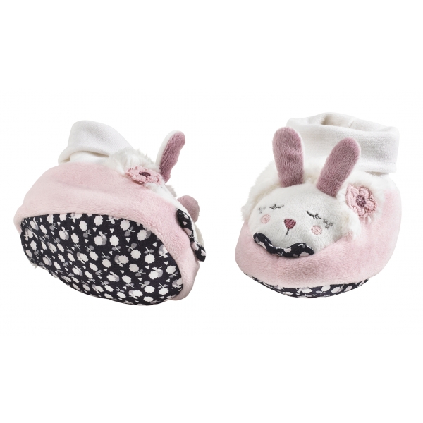 Chaussons bébé 0-6 mois Miss Fleur de Lune