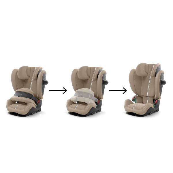 Siège auto évolutif Pallas G3 i-Size Tissu Plus Almond Beige