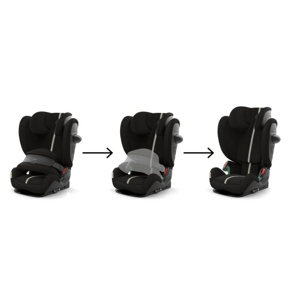 Siège auto évolutif Pallas G3 i-Size Tissu Plus Moon Black