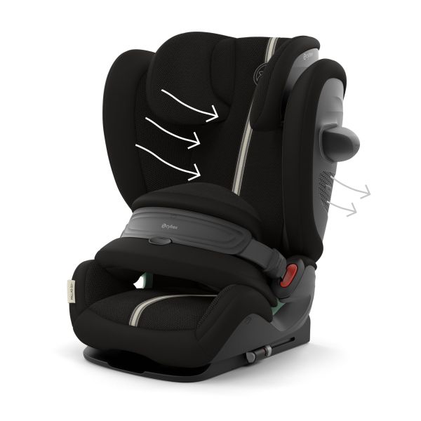 Siège auto évolutif Pallas G3 i-Size Tissu Plus Moon Black