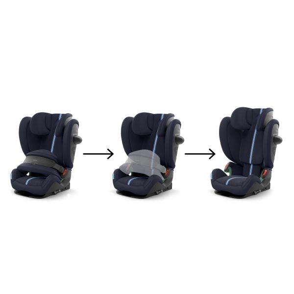 Siège auto évolutif Pallas G3 i-Size Tissu Plus Ocean Blue