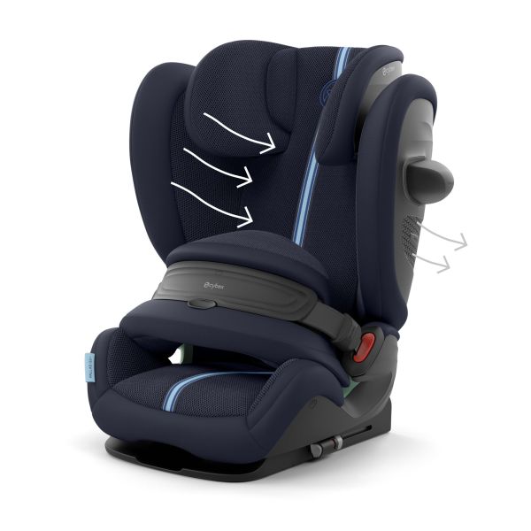 Siège auto évolutif Pallas G3 i-Size Tissu Plus Ocean Blue