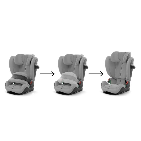 Siège auto évolutif Pallas G3 i-Size Tissu Plus Stone Grey