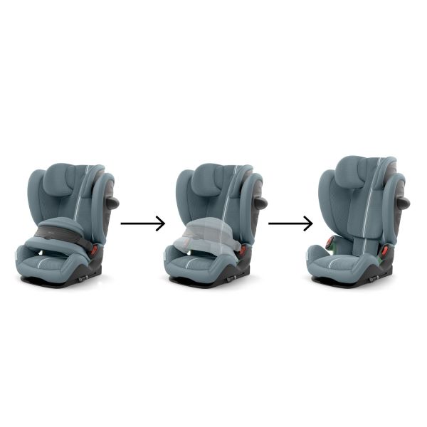 Siège auto évolutif Pallas G3 i-Size Tissu Plus Stormy Blue