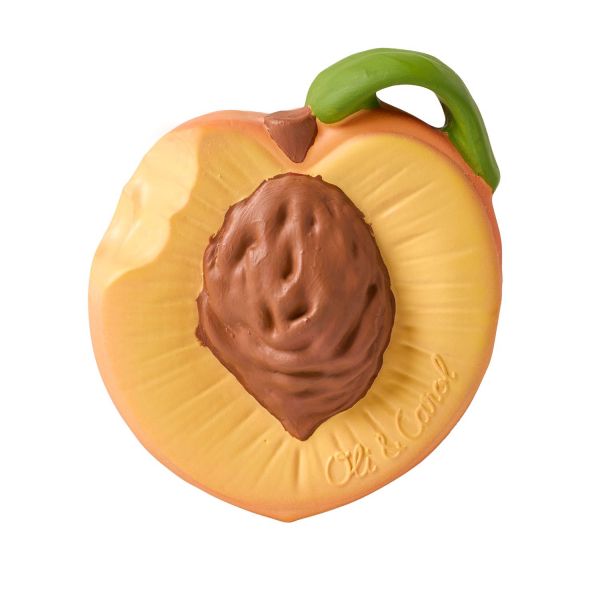 Anneau de dentition Jouet de bain Palm la pêche