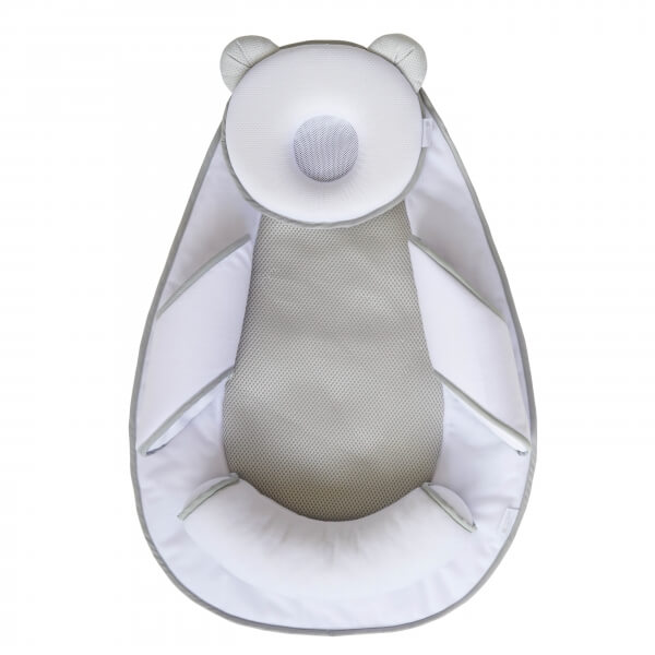 Cale bébé Panda Pad Air+ blanc-gris