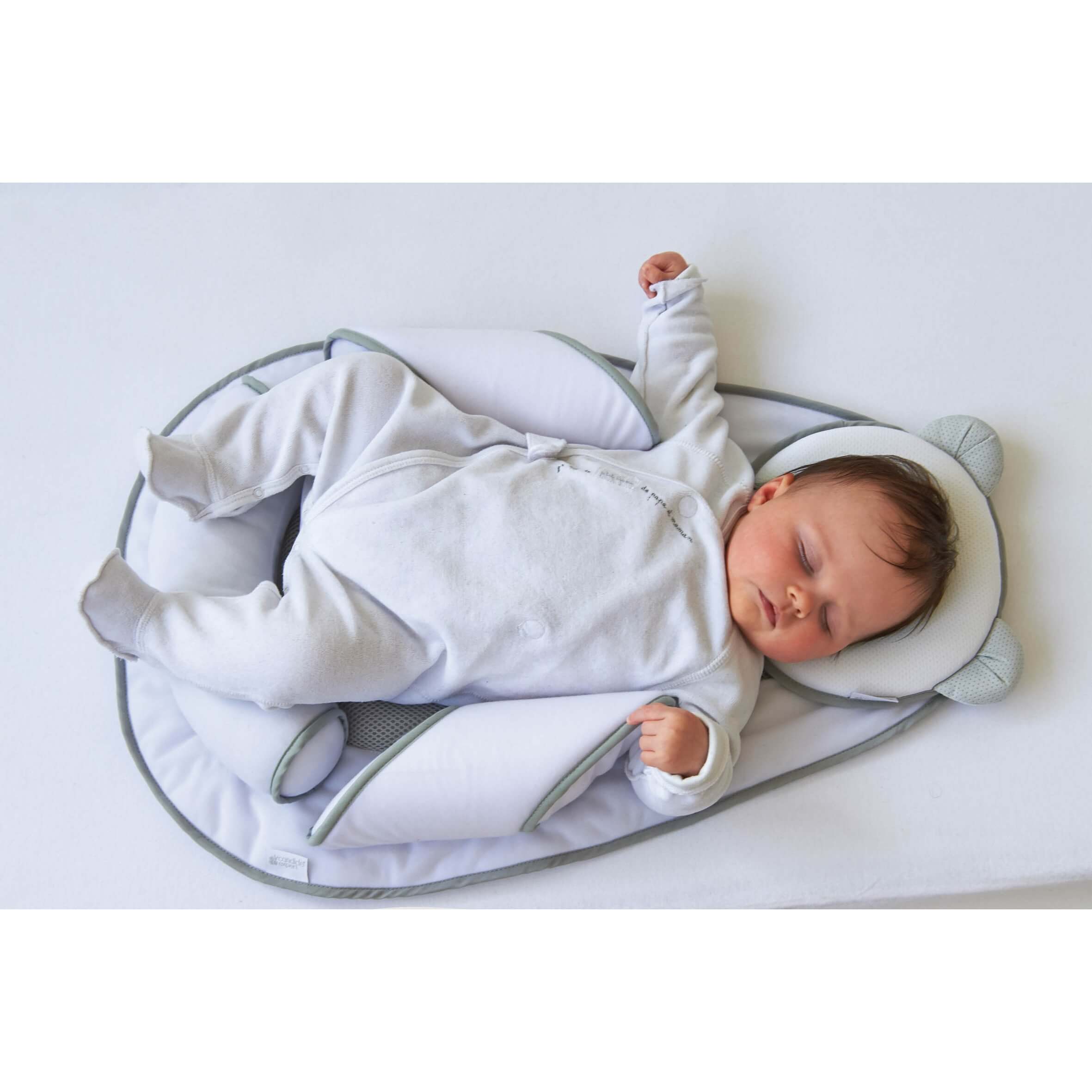 Candide Cale Bebe Panda Pad Air Blanc Gris Made In Bebe Candide Cale Bebe Panda Pad Air Blanc Gris Made In Bebe