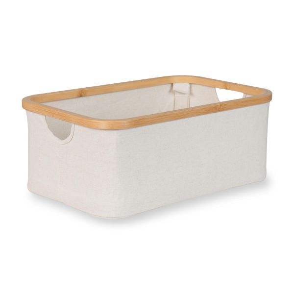 Panier pour table à langer 45 x 30 cm - Nat / Beige