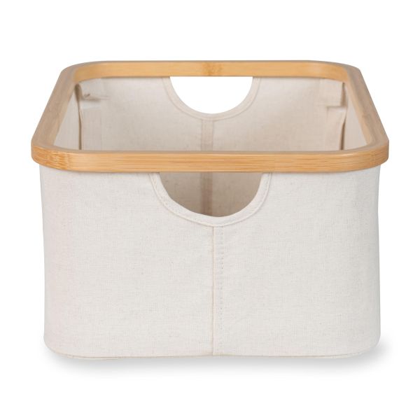 Panier pour table à langer 45 x 30 cm - Nat / Beige