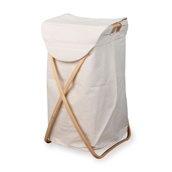 Panier à linge pliant - Nat / Beige