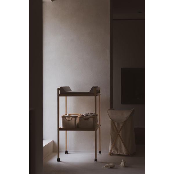 Panier à linge pliant - Nat / Beige