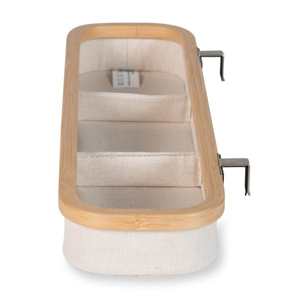 Panier suspendu pour table à langer 45 x 12 cm - Nat / Beige