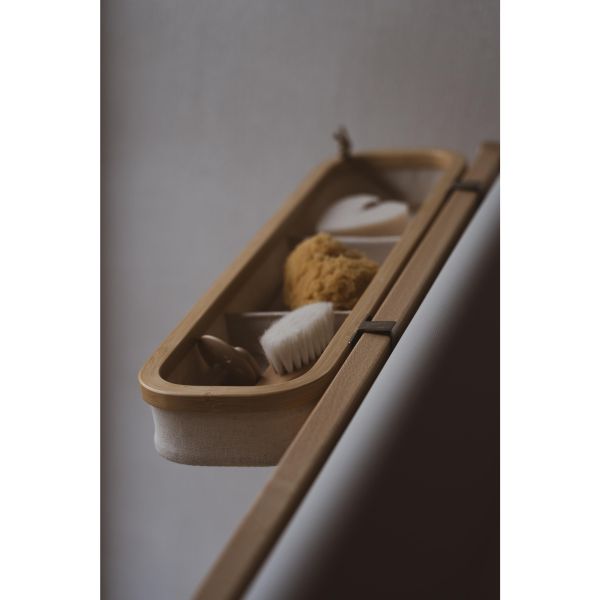 Panier suspendu pour table à langer 45 x 12 cm - Nat / Beige